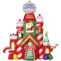 Inflatable Candy Castle with LED Lights — 10 ft