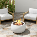 Propane Fire Pit — 40,000 BTU, White