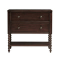 Beckett Two-Drawer Accent Chest — Morocco Brown