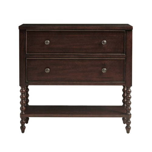 Beckett Two-Drawer Accent Chest — Morocco Brown