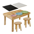 Kids Sensory Table & 2 Chairs — Natural, Final Sale