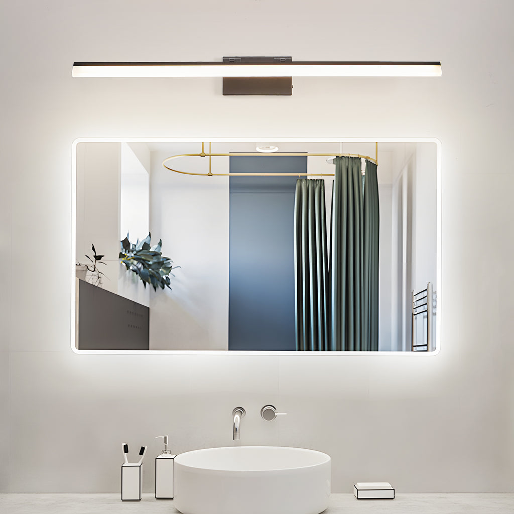 Modern LED Vanity Light Bar — 39", Black