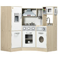 Corner Play Kitchen with Sounds — White
