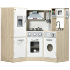 Corner Play Kitchen with Sounds — White