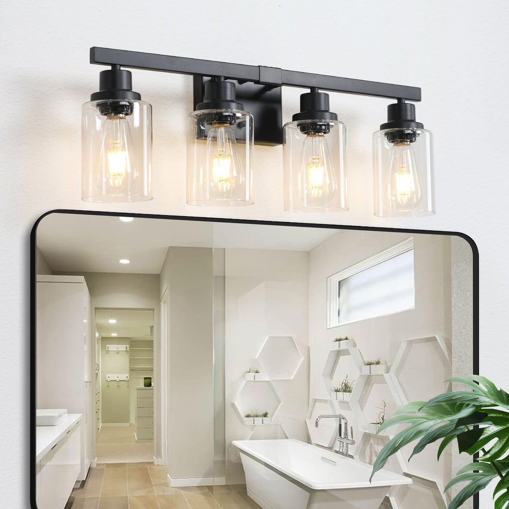 Rustic Farmhouse 4-Light Vanity Light