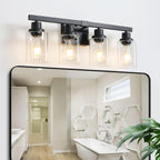 Rustic Farmhouse 4-Light Vanity Light