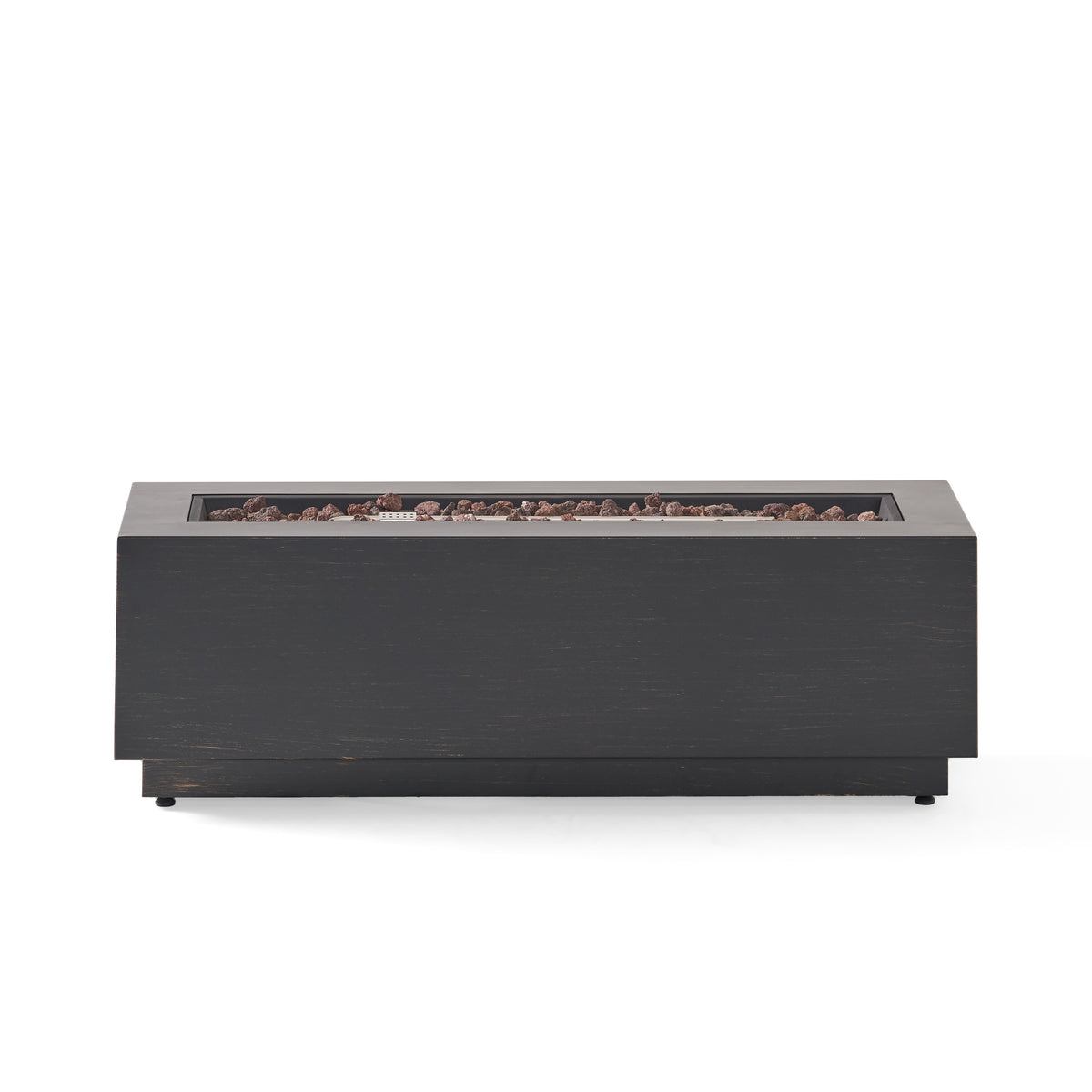 Iron Fire Pit — 40", Dark Gray