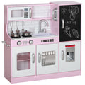 Play Kitchen with Chalkboard — Pink