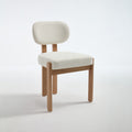 Farmhouse Dining Chairs — Beige, Set of 2