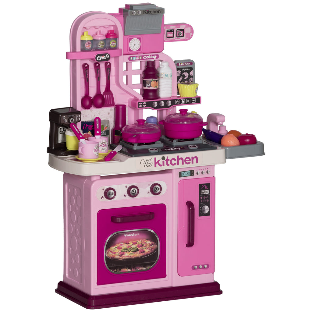 Play Kitchen with Lights & Sounds — Pink