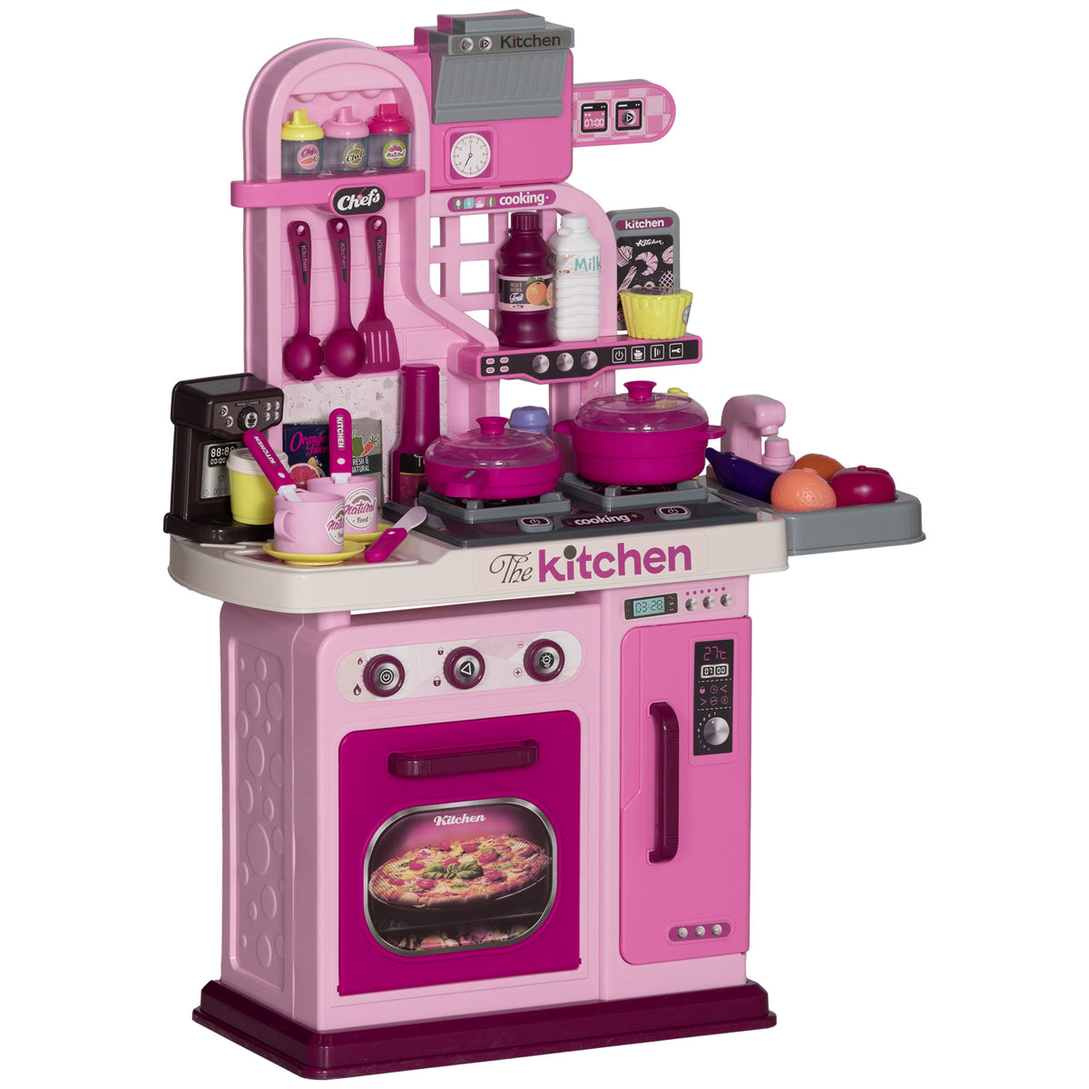 Play Kitchen with Lights & Sounds — Pink