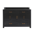 Bathroom Vanity Cabinet — 48", Black (Basin Not Included)