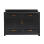 Bathroom Vanity Cabinet — 48", Black (Basin Not Included)