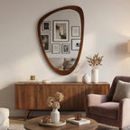Organic Wood Frame Mirror — 24" x 36", Black Walnut
