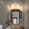 Crystal 3-Light Vanity Light — Chrome