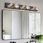 Modern 6-Light LED Vanity Light — 40", Iron & Acrylic
