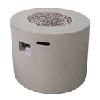 Round Fire Pit — 31", Light Gray