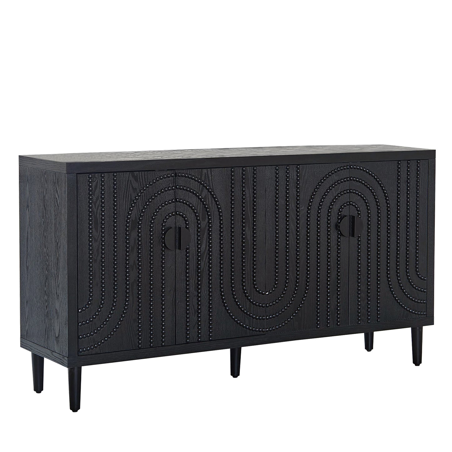 Sisi Sideboard Cabinet — Modern Black