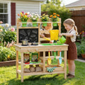 Wooden Mud Kitchen — Natural