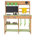 Outdoor Mud Kitchen with Water Tank — Green