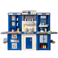 Play Kitchen with 74 Accessories — Blue