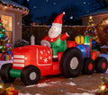 Inflatable Santa Gift Trailer