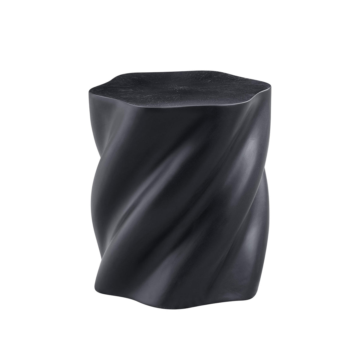 Petal Side Table — Black